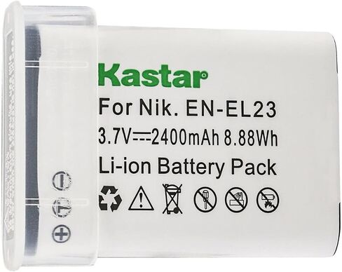 Kastar 3 Pack EN-EL23 Battery and LCD Triple USB Charger Compatible with Nikon Coolpix B700, Coolpix P600, Coolpix P610, Coolpix P610s, Coolpix P900, Coolpix P900s, Coolpix S810c Camera in Kuwait