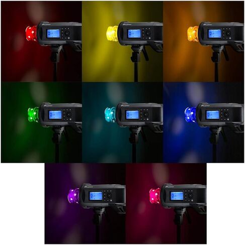 Flashpoint Creative Color Gel Kit Compatible with Godox AD600Pro and Flashpoint XPLOR600 Pro Monolights in Kuwait