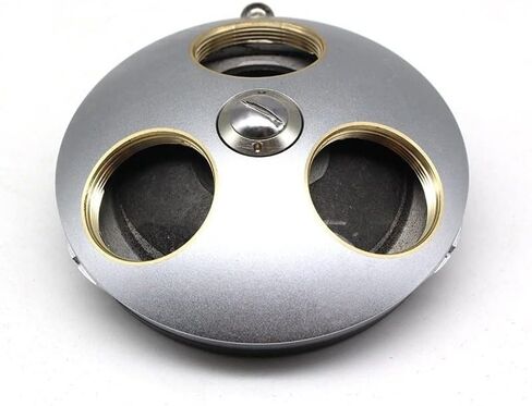 Lab Microscope Accessories Biological Microscope Objective Converter 3 Hole 4 Hole Objective Converter Metal Revolving Nosepiece Objective Lens Adapter Mounting Thread 20.2mm (Color : 3 Holes) in Kuwait