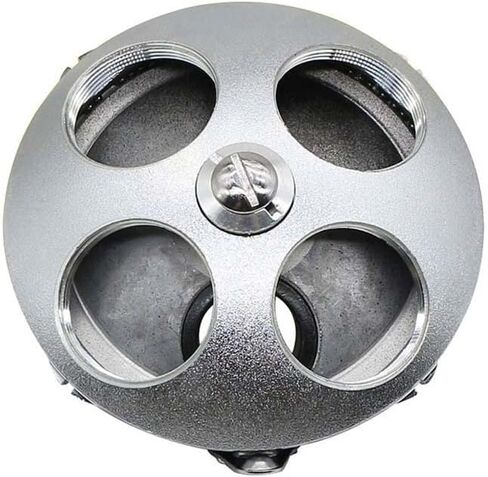 Lab Microscope Accessories Biological Microscope Objective Converter 3 Hole 4 Hole Objective Converter Metal Revolving Nosepiece Objective Lens Adapter Mounting Thread 20.2mm (Color : 3 Holes) in Kuwait