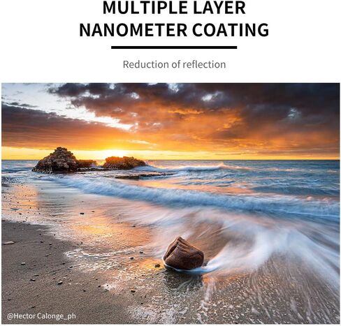 K&F Concept 55mm ND8 (3-Stop Fixed Neutral Density Filter) ND Lens Filter, 28 Multi-Layer Coatings HD Hydrophobic Ultra Slim Nano-X Series Filter for Camera Lens in Saudi Arabia