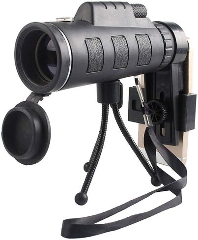 BAK4 Ultra Optics Prism Waterproof Monocular Scope with Night Vision/Smartphone Holder/Adjustable Tripod for Bird Watching/Sightseeing/Hunting/Hiking,40x60 Monocular Telescope in Saudi Arabia