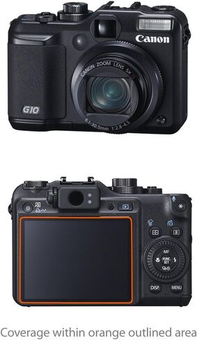 BoxWave Screen Protector Compatible With Canon PowerShot G10 - ClearTouch Crystal (2-Pack), HD Film Skin - Shields From Scratches for Canon PowerShot G10 in Saudi Arabia