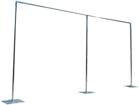 Wedding Backdrop Stand Pipe Kit, 3x3m/10x10ft Heavy Duty Telescopic Backdrop Support Pole and Stand Kit for for Wedding Party Photography in Kuwait
