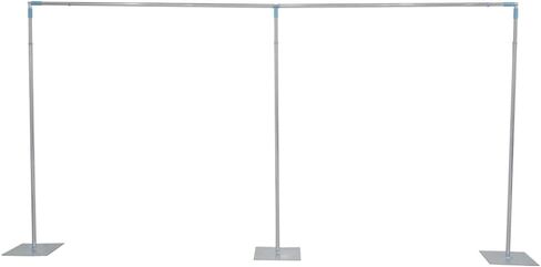 Wedding Backdrop Stand Pipe Kit, 3x3m/10x10ft Heavy Duty Telescopic Backdrop Support Pole and Stand Kit for for Wedding Party Photography in Kuwait
