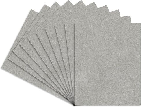 CountryArtHouse Smoke Suede Acid Free 8x10 Backing Board - Uncut Photo Mat Board - 1 Sheet in Saudi Arabia