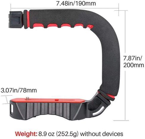 ULANZI U-Grip PRO U Shape Bracket Handheld STABILIZER Grip for DSLR SLR Camera in Kuwait
