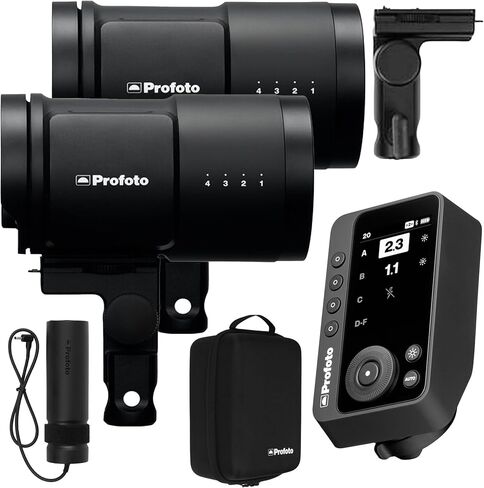 طقم فلاش Profoto B10X OCF ومجموعة ثنائية للإضاءة المستمرة مع جهاز تحكم Profoto Connect Pro لكاميرات Canon in Saudi Arabia