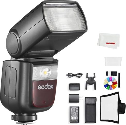 Godox V860III-N Speedlite Light,I-TTL ll autoflash and Manual Flash, 2.4G High-Speed Sync,7.2V/2600mAh Li-ion Battery Camera Flash Speedlite Light Compatible for Nikon Cameras in Saudi Arabia