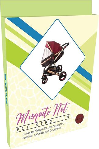Enovoe Mosquito Net for Stroller, Bassinet, Cradle - Blue Baby Mosquito Net Cover for Playards, Pack N Plays, Mini Crib in Kuwait