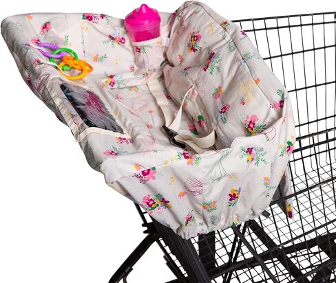 Disney Baby by J.L. Childress Shopping Cart & High Chair Cover for Baby, Kids, & Toddler - Cover for Grocery Carts & Restaurants, for Boys & Girls, Universal Fit - Mickey Mouse, Black in Saudi Arabia