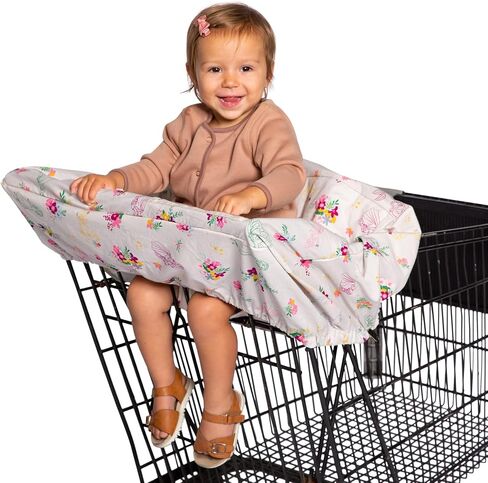 Disney Baby by J.L. Childress Shopping Cart & High Chair Cover for Baby, Kids, & Toddler - Cover for Grocery Carts & Restaurants, for Boys & Girls, Universal Fit - Mickey Mouse, Black in Saudi Arabia