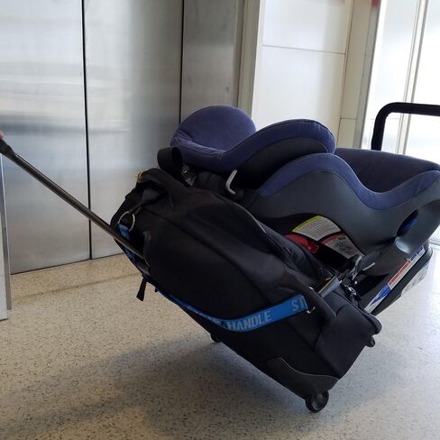 Best Car Seat Travel Strap for Rolling Suitcase | Easy Airport Train Travel Carrier Belt | Heavy Duty in Saudi Arabia
