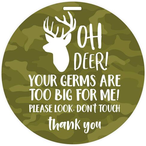 Camouflage Deer Stop No Touching Baby Car Seat Sign/Country Boy Stroller Tag/Camo Car Seat Accessory in Saudi Arabia