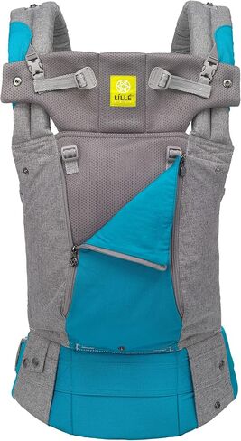 LÍLLÉbaby Complete All Seasons Ergonomic 6-in-1 Baby Carrier Infant to Toddler with Lumbar Support (7-45 Pounds), 360 Degree Baby Wearing & Multi-Position, Inward & Outward Facing (Black) in Saudi Arabia