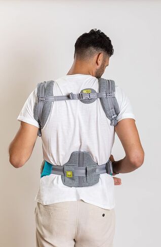 LÍLLÉbaby Complete All Seasons Ergonomic 6-in-1 Baby Carrier Infant to Toddler with Lumbar Support (7-45 Pounds), 360 Degree Baby Wearing & Multi-Position, Inward & Outward Facing (Black) in Saudi Arabia