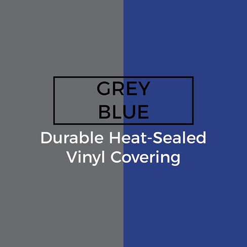 ECR4Kids Value 4-Fold Daycare Rest Mat,Blue/Grey (1" Thick), Pack of 5 in Saudi Arabia