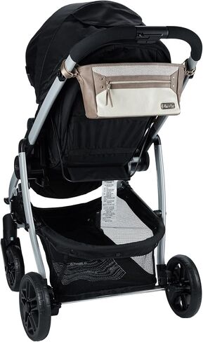 Itzy Ritzy Adjustable Stroller Caddy & Organizer Bag, Easy Attach (Cognac) | Front Zippered Pocket, 2 Built-in Interior Pockets, Adjustable Straps to Fit Nearly Any Stroller for Essentials On-the-Go in Saudi Arabia