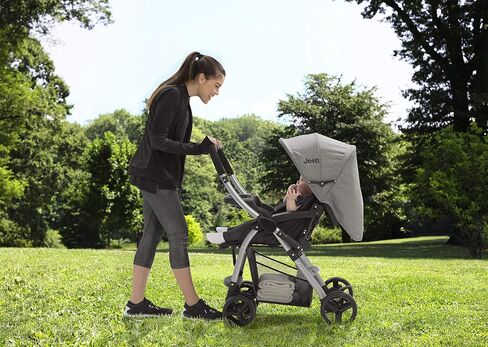 Jeep Unlimited Reversible Handle Stroller, Grey Tweed in Kuwait