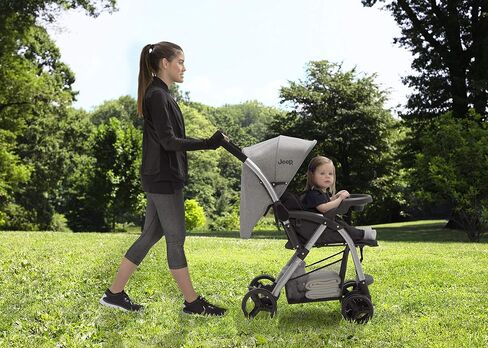 Jeep Unlimited Reversible Handle Stroller, Grey Tweed in Kuwait