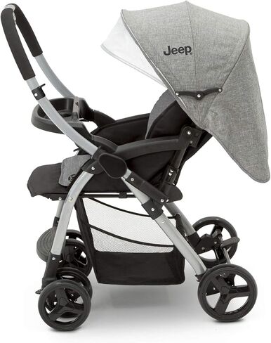 Jeep Unlimited Reversible Handle Stroller, Grey Tweed in Kuwait