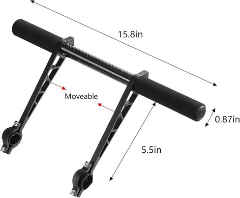 Stroll Handle Extension Bar,Stroll in Comfort with Our Universal Stroller Handle Extender - Fits All Types of Strollers, Easy to Install, Extends Handle by 5.5 Inches - Perfect for Busy Parents in Saudi Arabia