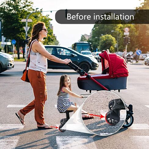 Stroll Handle Extension Bar,Stroll in Comfort with Our Universal Stroller Handle Extender - Fits All Types of Strollers, Easy to Install, Extends Handle by 5.5 Inches - Perfect for Busy Parents in Saudi Arabia