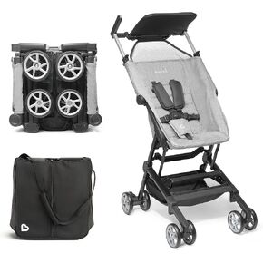 Munchkin® Sparrow™ Ultra Compact Lightweight Travel Stroller for Babies & Toddlers, Black