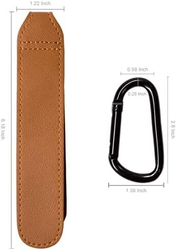 Baby Stroller Hooks Bag Hooks for Hanging Diaper Bags Multipurpose Hooks for Grocery Shopping Bags Premium Vegan Leather Pram Straps 2 Pcs (Brown) in Saudi Arabia