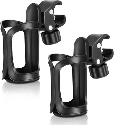 Accmor Stroller Cup Holder, Bike Cup Holder, 360 Degree Rotatable Cup Holder for Stroller, Bike, Wheelchair, Walker, Scooter, Universal Cup Holder for Uppababy Strollers, 2 Pack in Kuwait