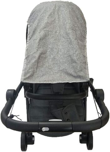 OERTUFU Stroller Sun Shade Baby Stroller Sun Cover,Universal Pram Sunshade for Pushchair, Buggy and Carrycot, Sun Stroller with UV Protection 50+, Sun Shade Blackout Blind Black, Grey 50x30x67cm in Saudi Arabia