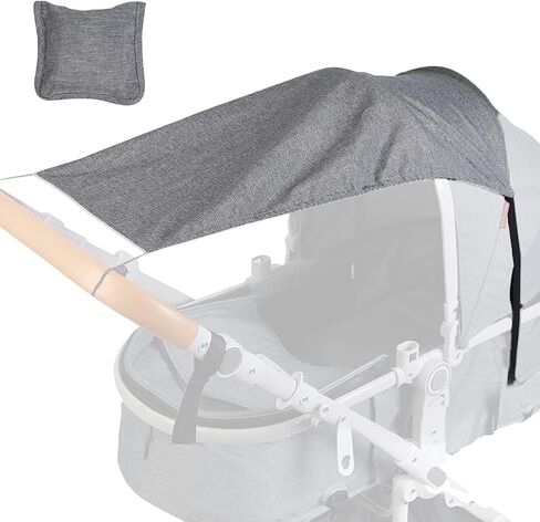 Stroller Cover for Sun, Universal Foldable Stroller Sun Shade, SPF 50 UV Protection, Infant Newborn Outdoor Stroller Shade Canopy Attachment for Summer in Saudi Arabia