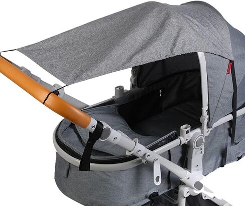 Stroller Cover for Sun, Universal Foldable Stroller Sun Shade, SPF 50 UV Protection, Infant Newborn Outdoor Stroller Shade Canopy Attachment for Summer in Saudi Arabia