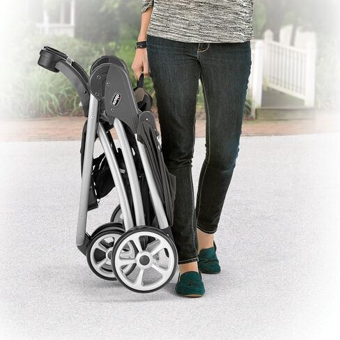 Chicco Viaro Quick-Fold Stroller - Graphite | Grey in Saudi Arabia