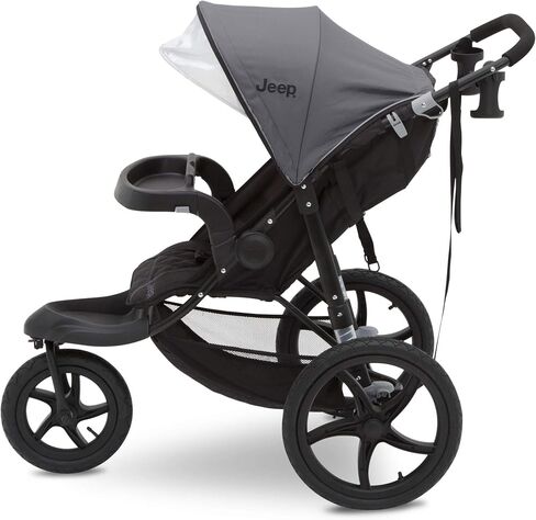 Jeep Classic Jogging Stroller by Delta Chidlren, Grey in Saudi Arabia