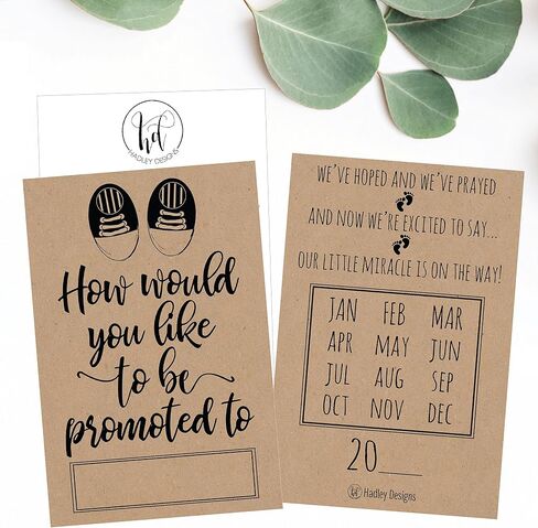 25 Rustic Pregnancy Announcement Card Set Were Expecting Baby Surprise Having Birth Reveal Only Best Friend Get Promoted To Auntie Aunt Uncle Grandpa Grandma Grandparent Sister Brother Family Dad Mom in Saudi Arabia