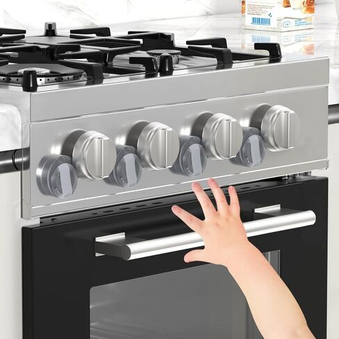 Stove Knob Covers for Child Safety,AOSITE 5 Pack Upgraded Gas Knob Covers for Kids Stove Guard with Strong Adhesive, Durable Design Childproof Oven Knob Locks for Babies and Pets,No Screws or Drill in Saudi Arabia