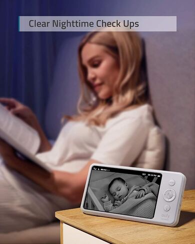 eufy Security, SpaceView Pro Video Baby Monitor with 5" Screen, Two-Way Audio, Security Camera, 720p, Pan & Tilt, Night Vision, Lullaby Player, Wide Angle Lens Not Included (No App Required) in Saudi Arabia
