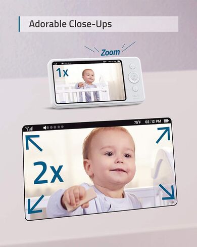 eufy Security, SpaceView Pro Video Baby Monitor with 5" Screen, Two-Way Audio, Security Camera, 720p, Pan & Tilt, Night Vision, Lullaby Player, Wide Angle Lens Not Included (No App Required) in Saudi Arabia