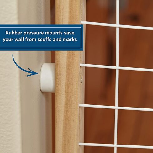 MidWest Homes for Pets Wire Mesh Pet Safety Gate, 44 Inches Tall & Expands 29-50 Inches Wide, Large in Saudi Arabia