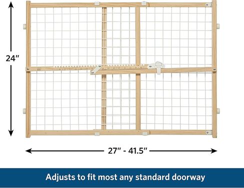 MidWest Homes for Pets Wire Mesh Pet Safety Gate, 44 Inches Tall & Expands 29-50 Inches Wide, Large in Saudi Arabia