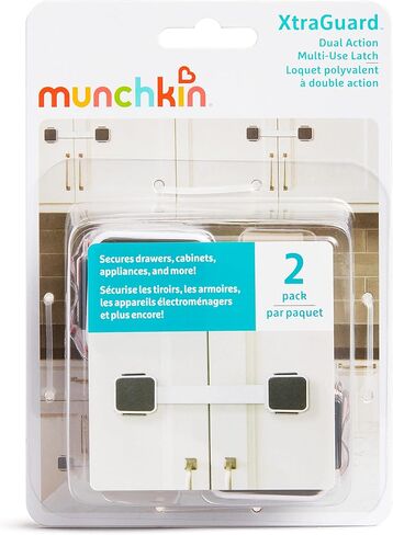 Munchkin® Xtraguard Dual Action Multi Use Latches, 2 Count in Saudi Arabia