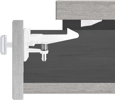 Inaya Cabinet Locks Baby Proofing - Child Proof Drawer Locks - Child Safety Cabinet Latches with 3M Adhesive Easy Installation - No Drilling or Extra Screws (8 Pack) in Kuwait