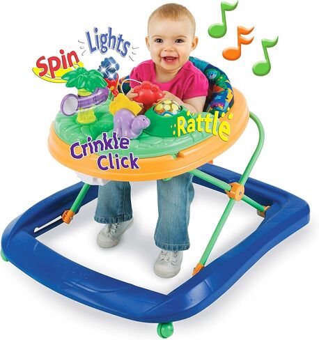Safety 1st Dino Sounds 'n Lights Discovery Baby Walker with Activity Tray in Saudi Arabia