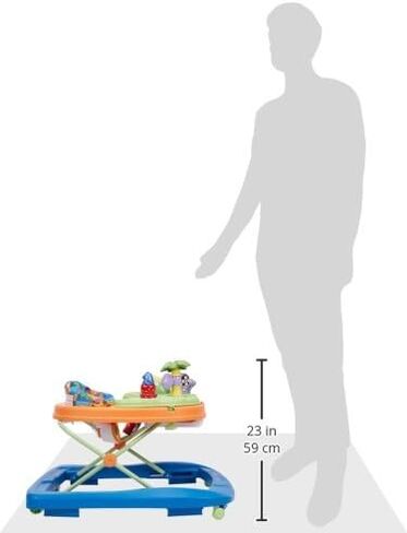 Safety 1st Dino Sounds 'n Lights Discovery Baby Walker with Activity Tray in Saudi Arabia