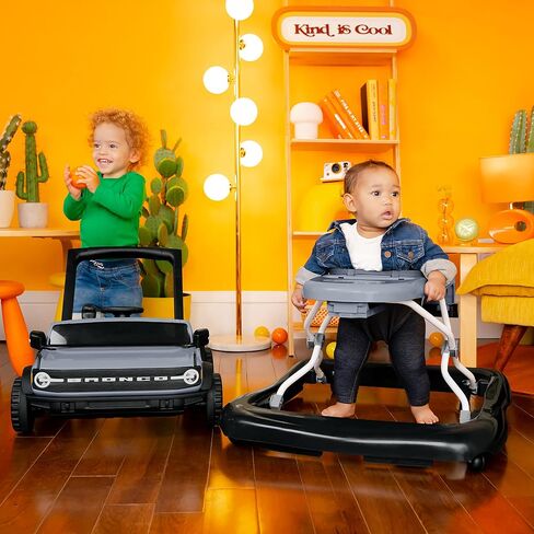Bright Starts Ford Mustang 4-in-1 Pink Baby Activity Center & Push Walker with Removable Interactive Steering Wheel -Toy, 6 Months and up in Saudi Arabia