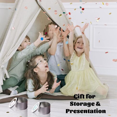 Baby Tooth Box, Tooth Holders for Kids Keepsake, Metal Baby Tooth Box for Lost Teeth, First Tooth Fairy Box Gift for Storage & Presentation in Saudi Arabia