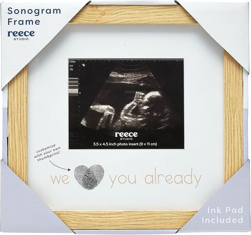 Reece Studio My Little Print Baby Handprint or Footprint Clay Keepsake Tin | Baby-Safe Non-Toxic Clay, No-Mix or Bake DIY Craft, Air-Dry Newborn Impression Keepsake, Baby Registry Essential and Gift Set in Saudi Arabia