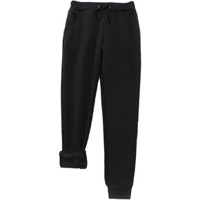 Andongnywell Womens Warm Fleece Pants Sherpa Lined Sweatpants Active Running Joggers Pants in Kuwait