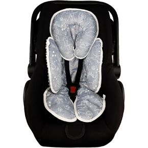 DILIMI Baby Car Seat Head and Body Support, 2-in-1 Infant Car Seat Insert, Soft Cushion for Car Seat, Stroller, Bouncers, Dinosaur